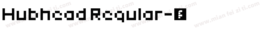 Hubhead Regular字体转换